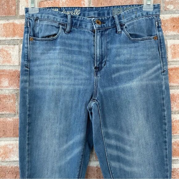 Madewell High Riser Jeans Distressed Medium Wash Women’s 27 x 32 - Picture 2 of 8